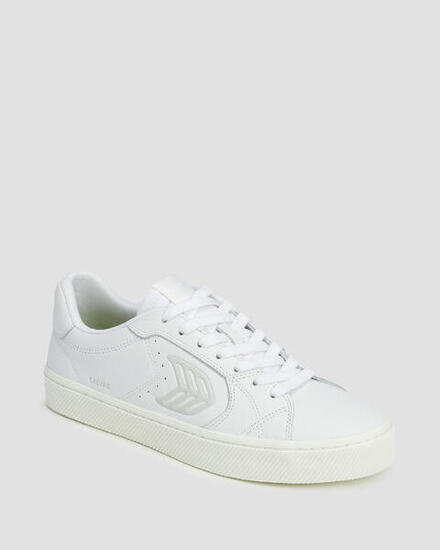 Sneakersy skórzane Cariuma Salvas White Leather Ice Logo Unisex