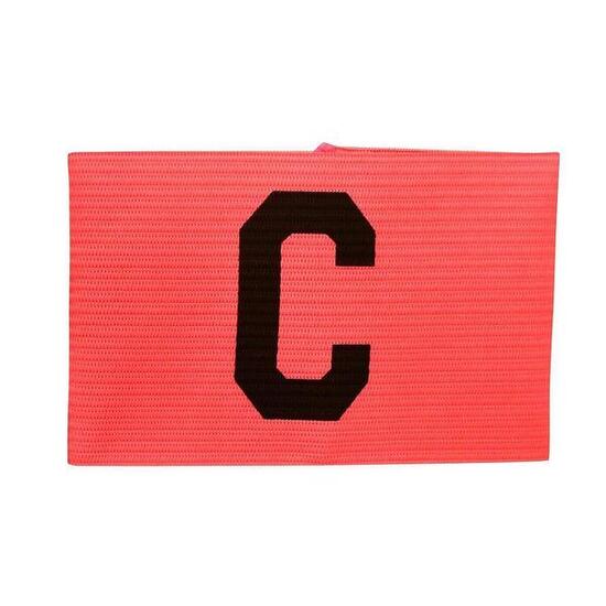 Big C" Armband des Kapitäns für Kinder Damen und Herren Fluoreszierendes Pink