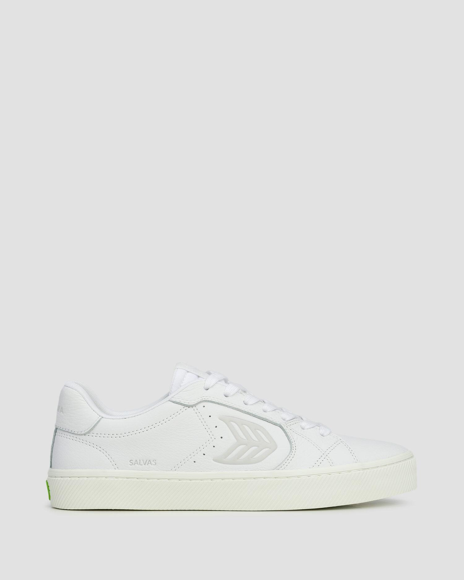 Sneakersy skórzane Cariuma Salvas White Leather Ice Logo Unisex