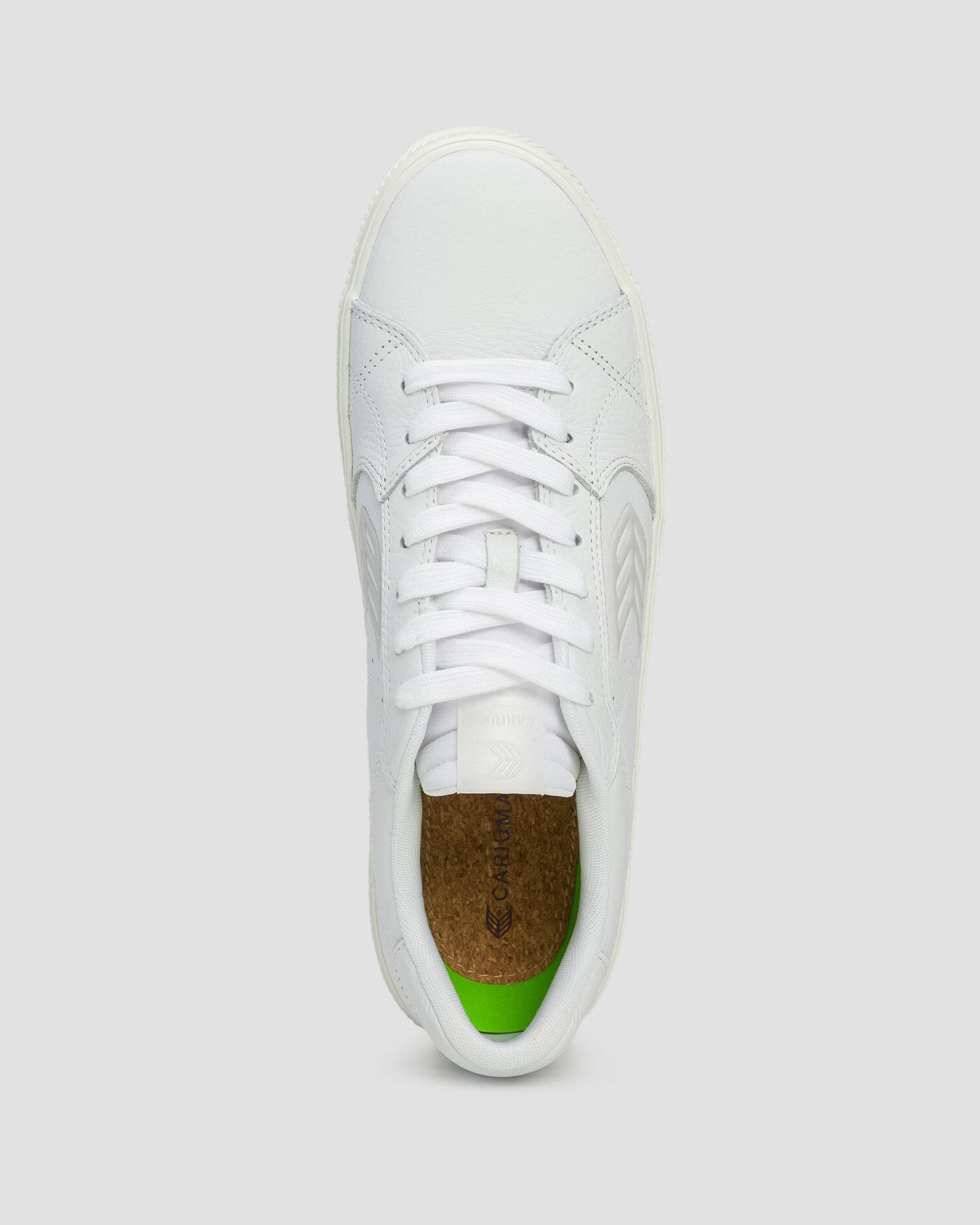 Sneakersy skórzane Cariuma Salvas White Leather Ice Logo Unisex 4/7