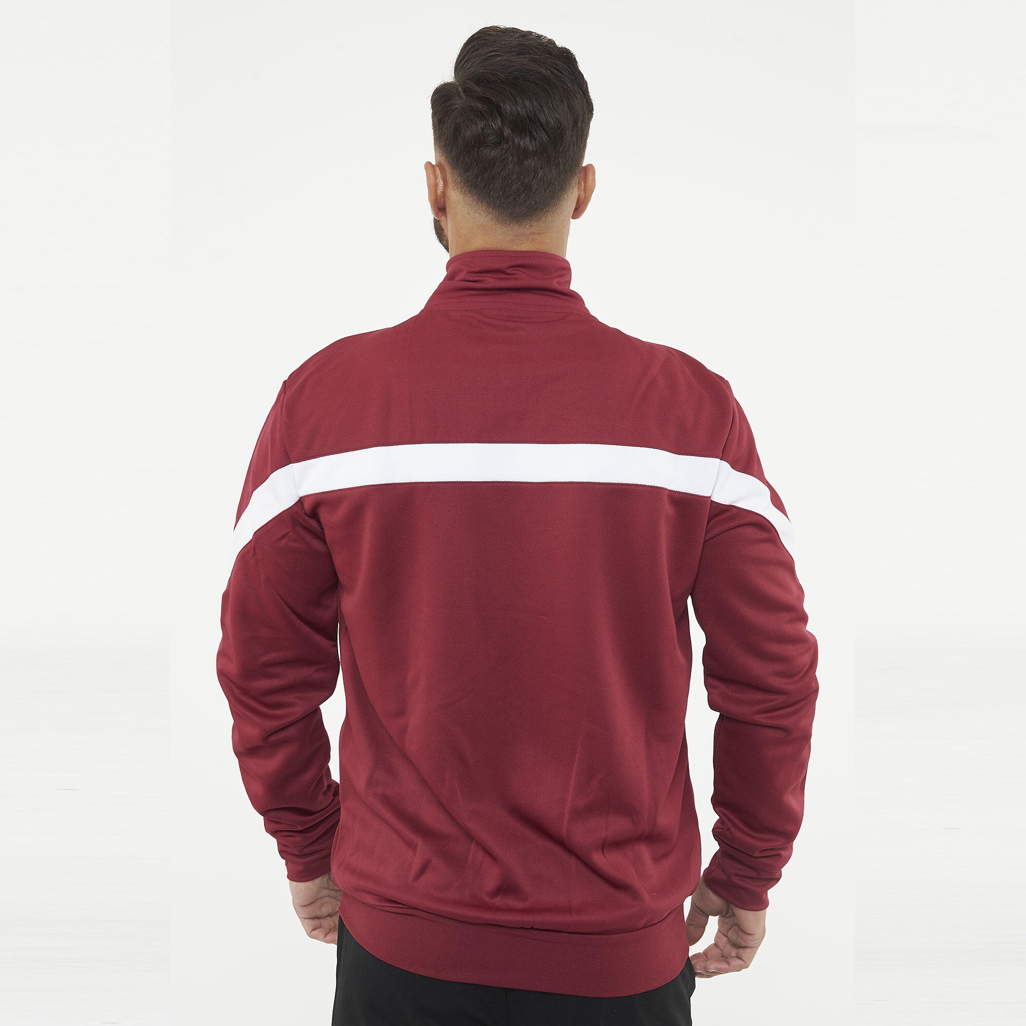 Veste de course Femme ultra-légère grenat-blanc 4/7