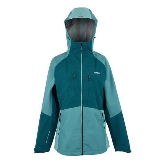 Carletta" Jacke für , 3 in 1 Damen Blaugrau/Leuchtend Blau
