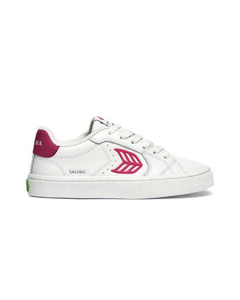 Sneakersy skórzane Cariuma Salvas Leather White Jazzy Pink Logo