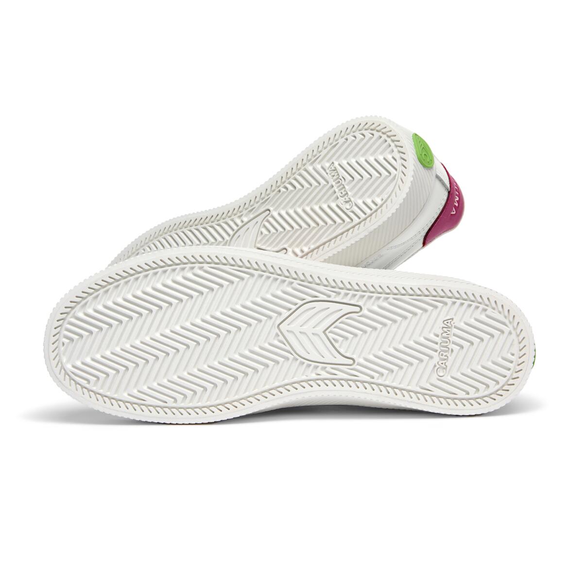 Sneakersy skórzane Cariuma Salvas Leather White Jazzy Pink Logo