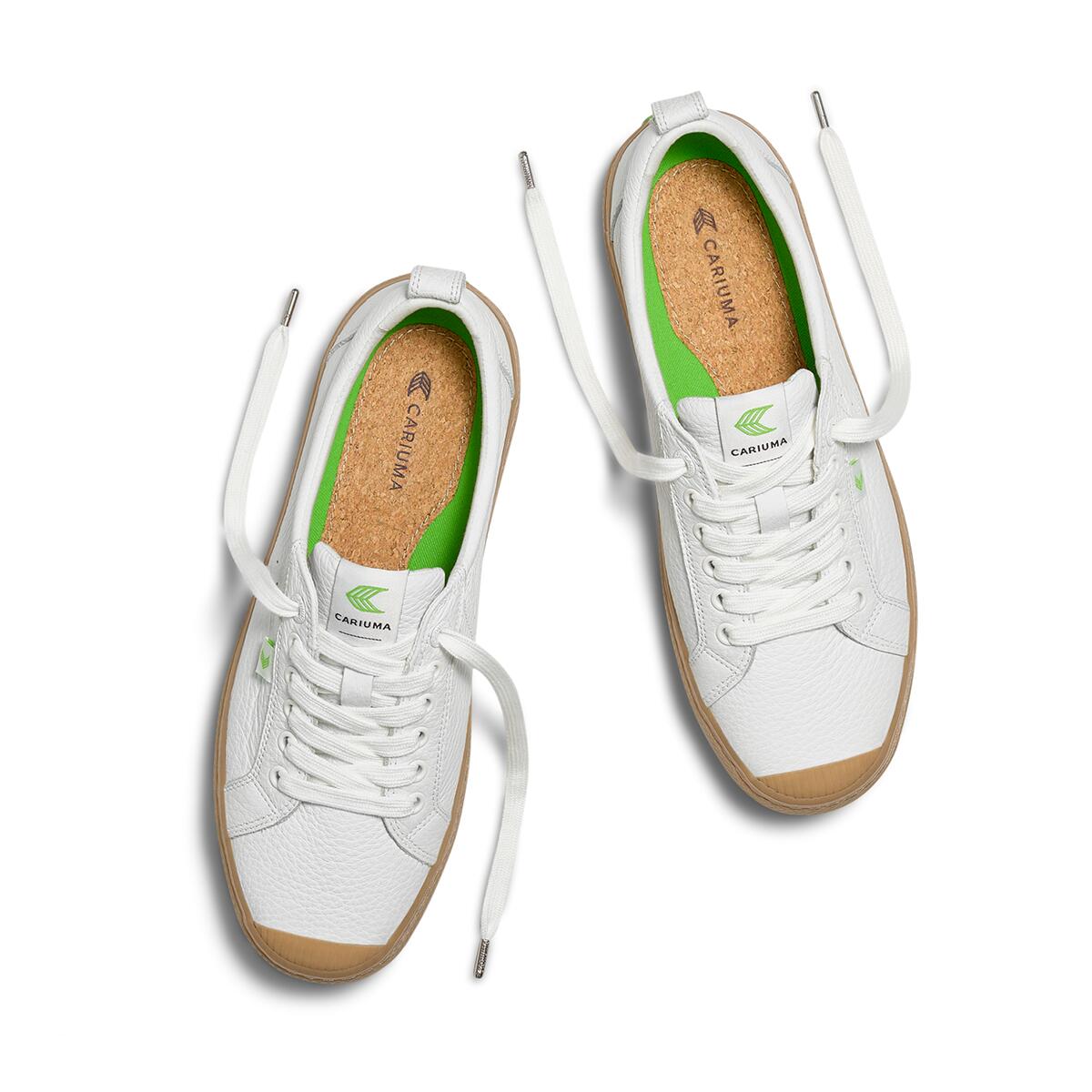 Buty męskie Cariuma OCA PEBBLED LEATHER GUM WHITE 4/5