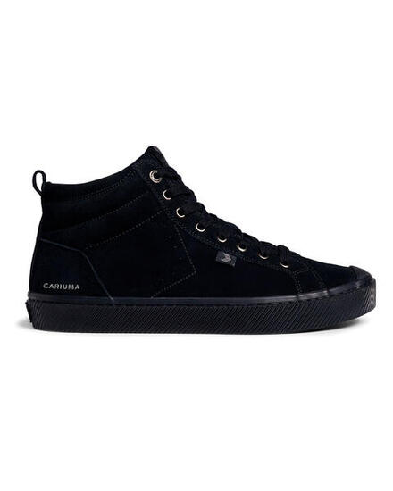 Buty męskie Cariuma OCA HIGH SUEDE ALL BLACK