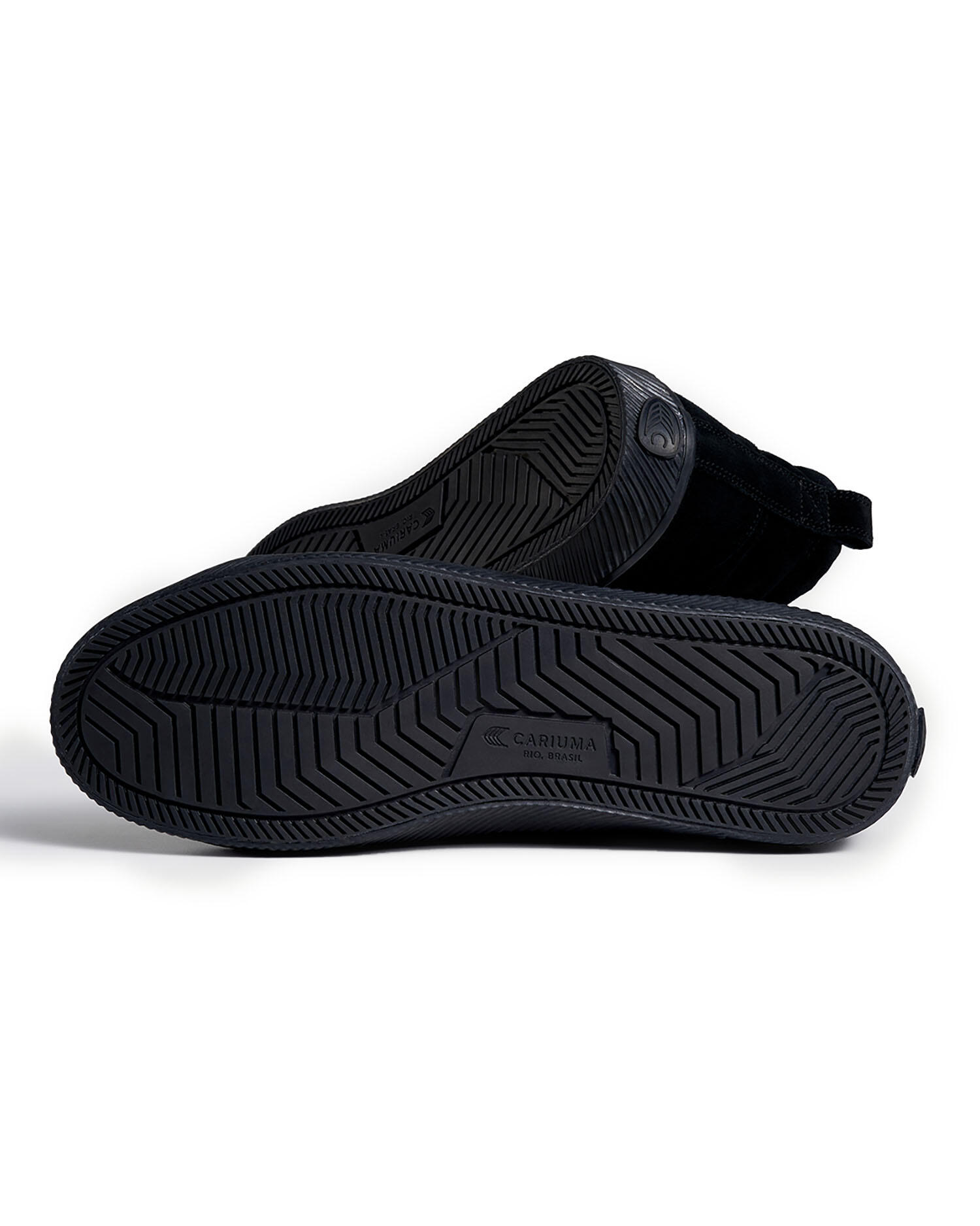 Buty męskie Cariuma OCA HIGH SUEDE ALL BLACK 3/5