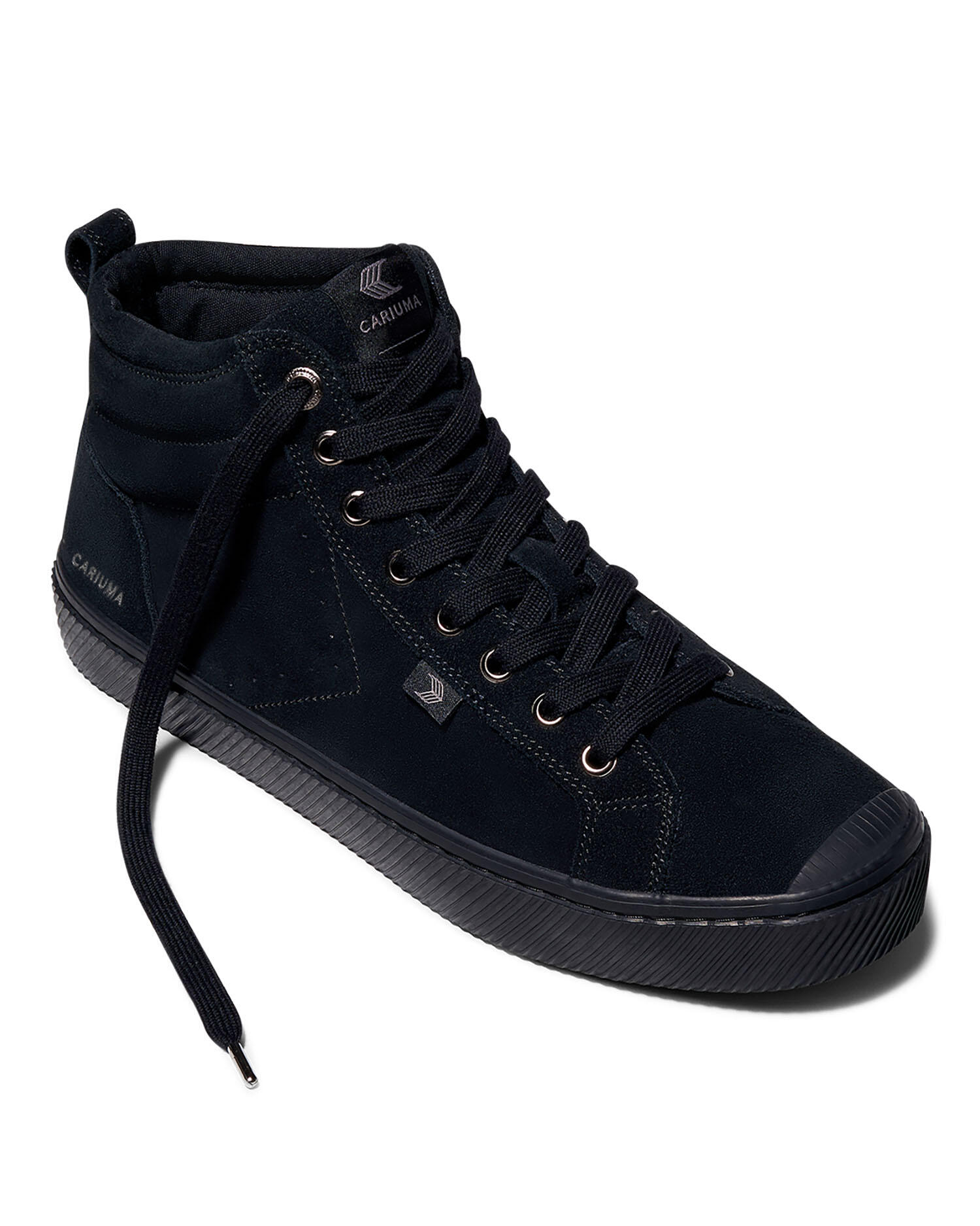 Buty męskie Cariuma OCA HIGH SUEDE ALL BLACK