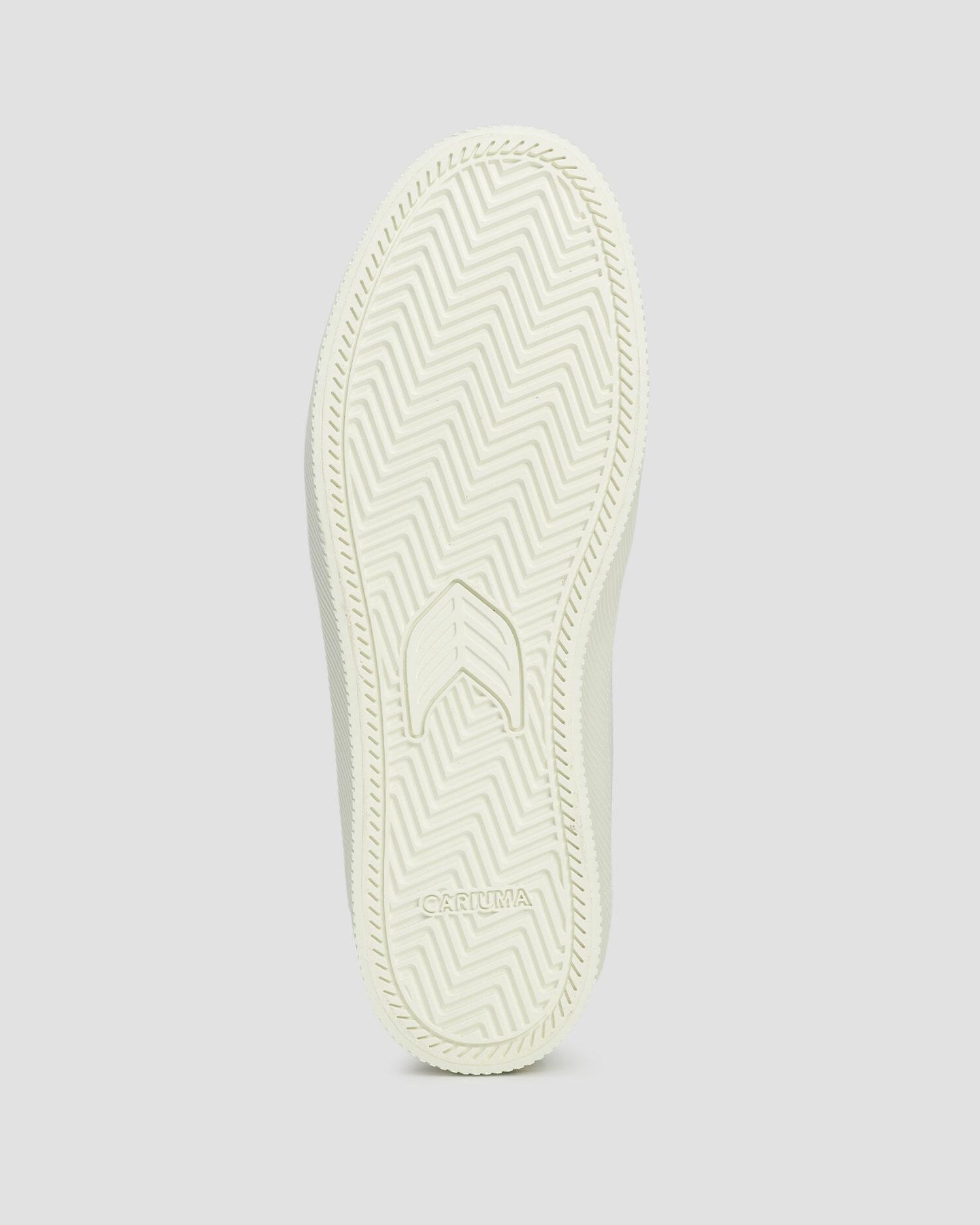 Sneakersy skórzane Cariuma Salvas White Premium Leather Ice Logo Metallic Gold 5/7