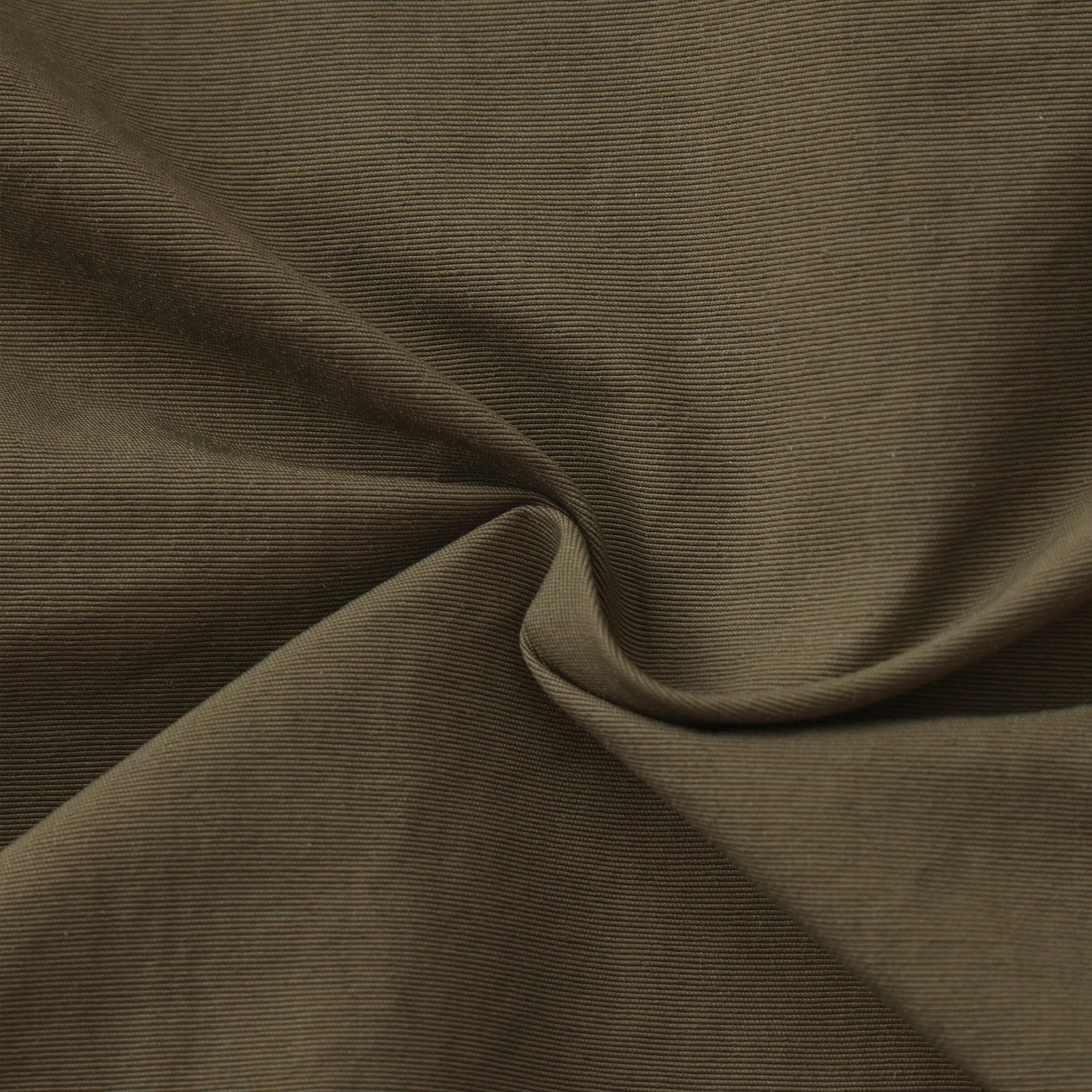 Chaqueta Darlington con cuello en contraste verde caqui 4/5