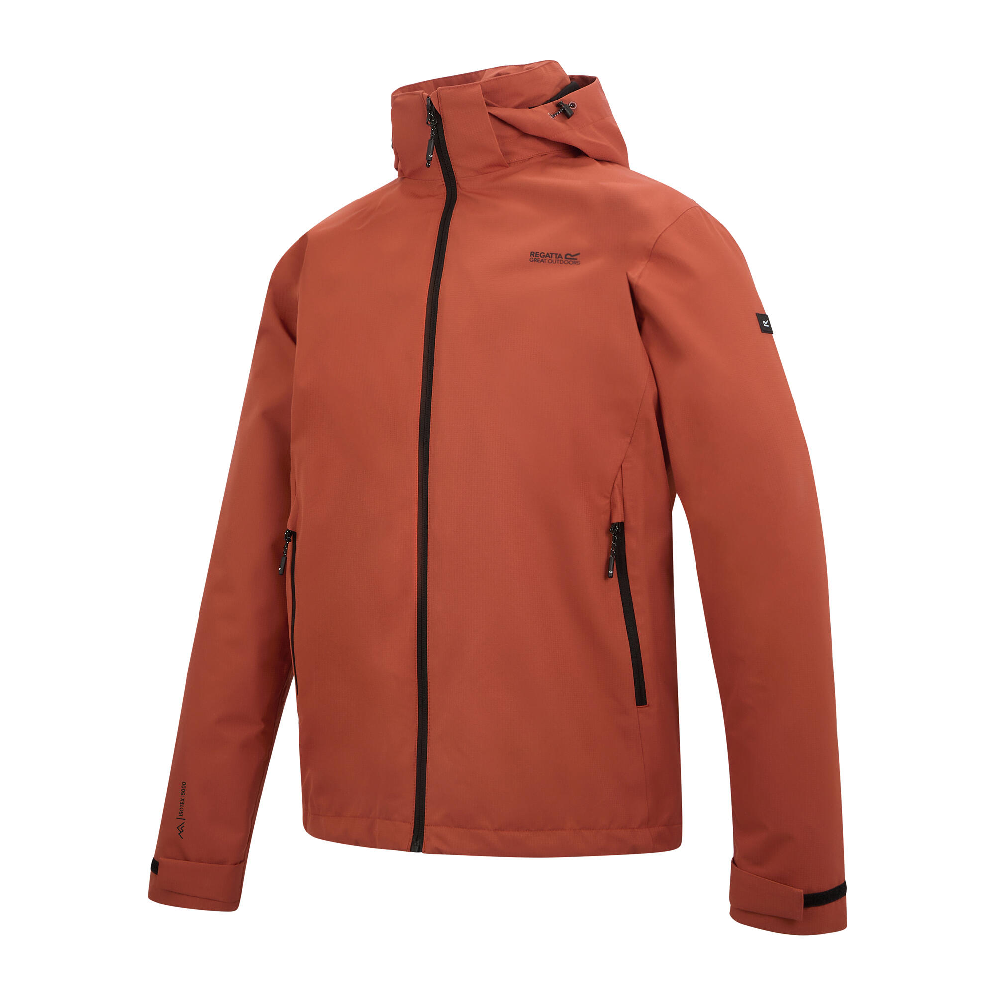 Veste Imperméable OAKHOWE Homme (Rouge Orangé) 3/5