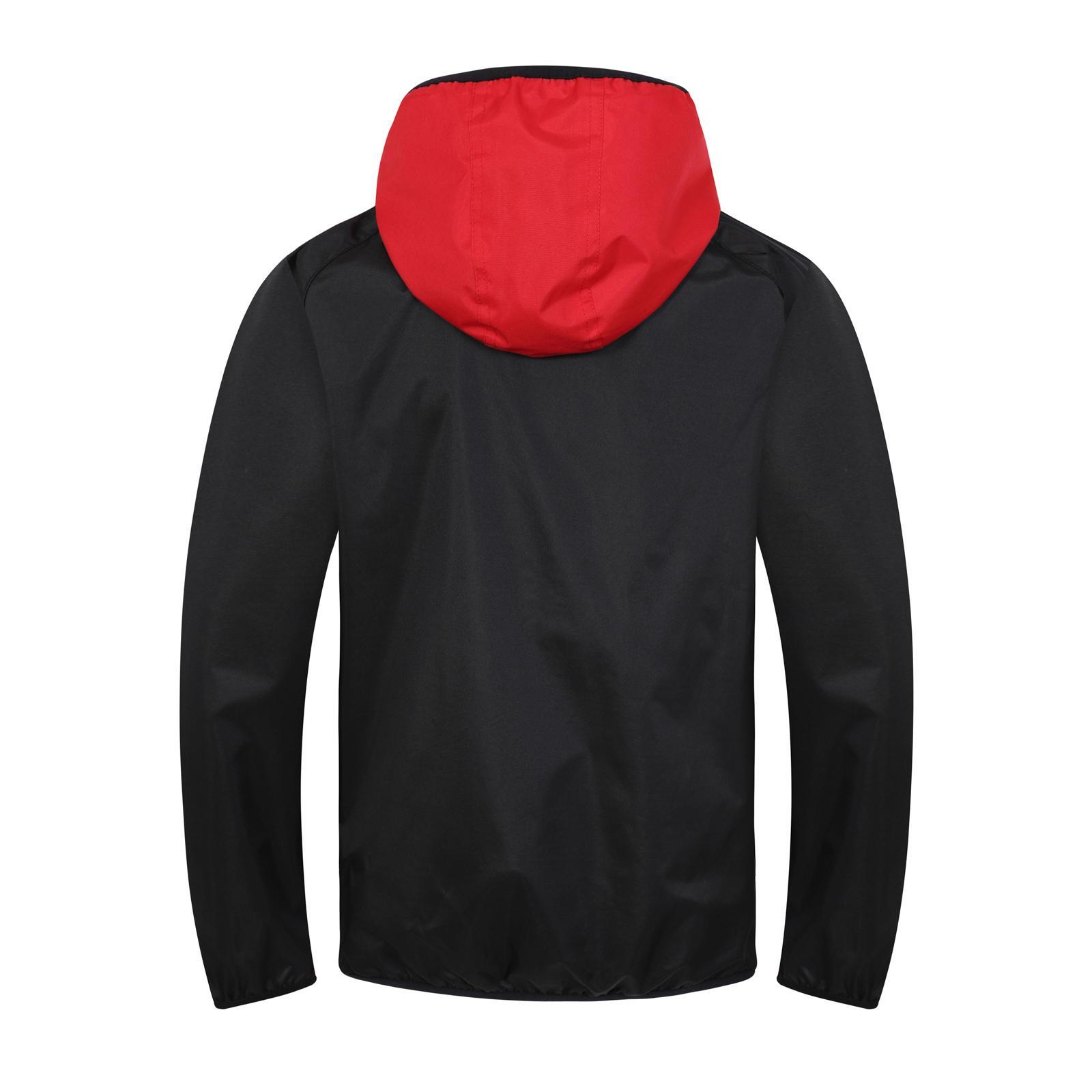 Giacca A Vento Stemma Uomo Sunderland AFC Nero Rosso 3/4