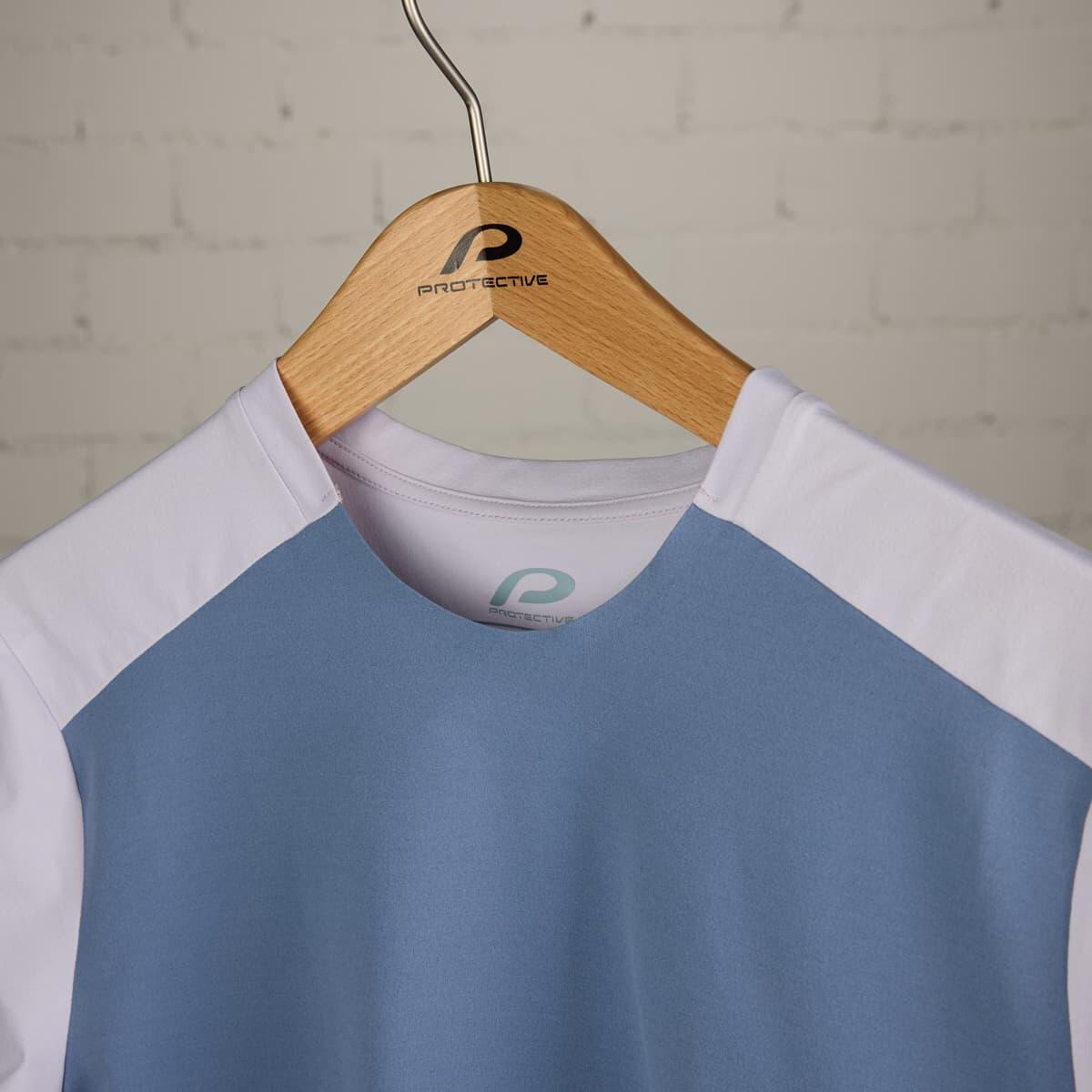 Mujer Camiseta manga corta P-Rusty CB W - Bike&Active  azul acero 7/7