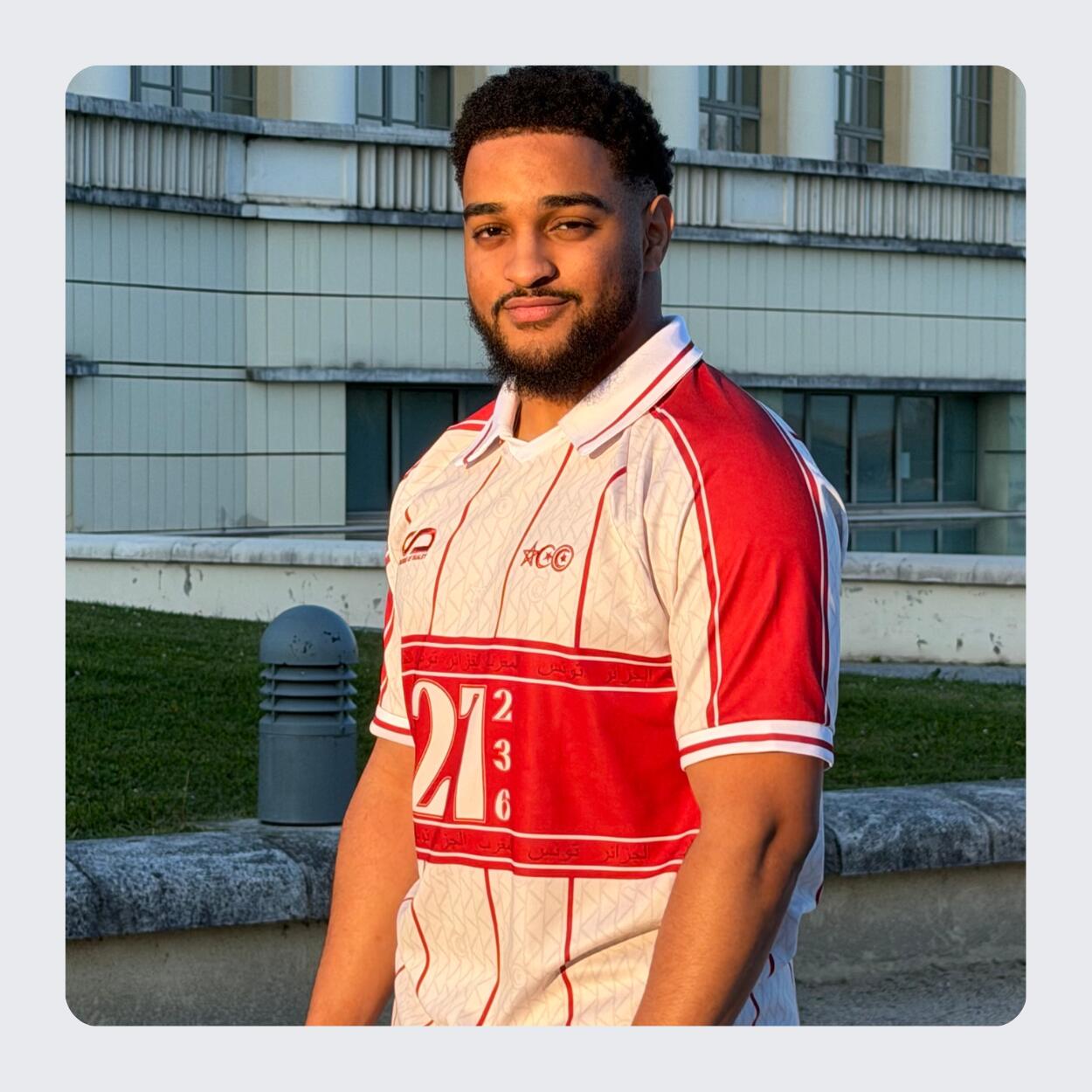 Maglia calcistica trinazionale - Marocco Algeria Tunisia 2/6