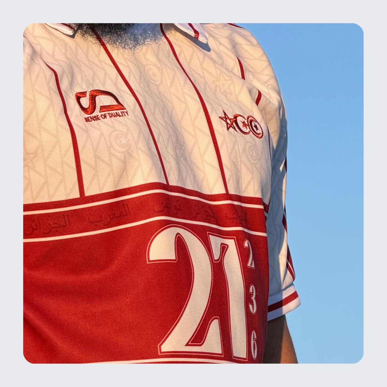 Maglia calcistica trinazionale - Marocco Algeria Tunisia 4/6