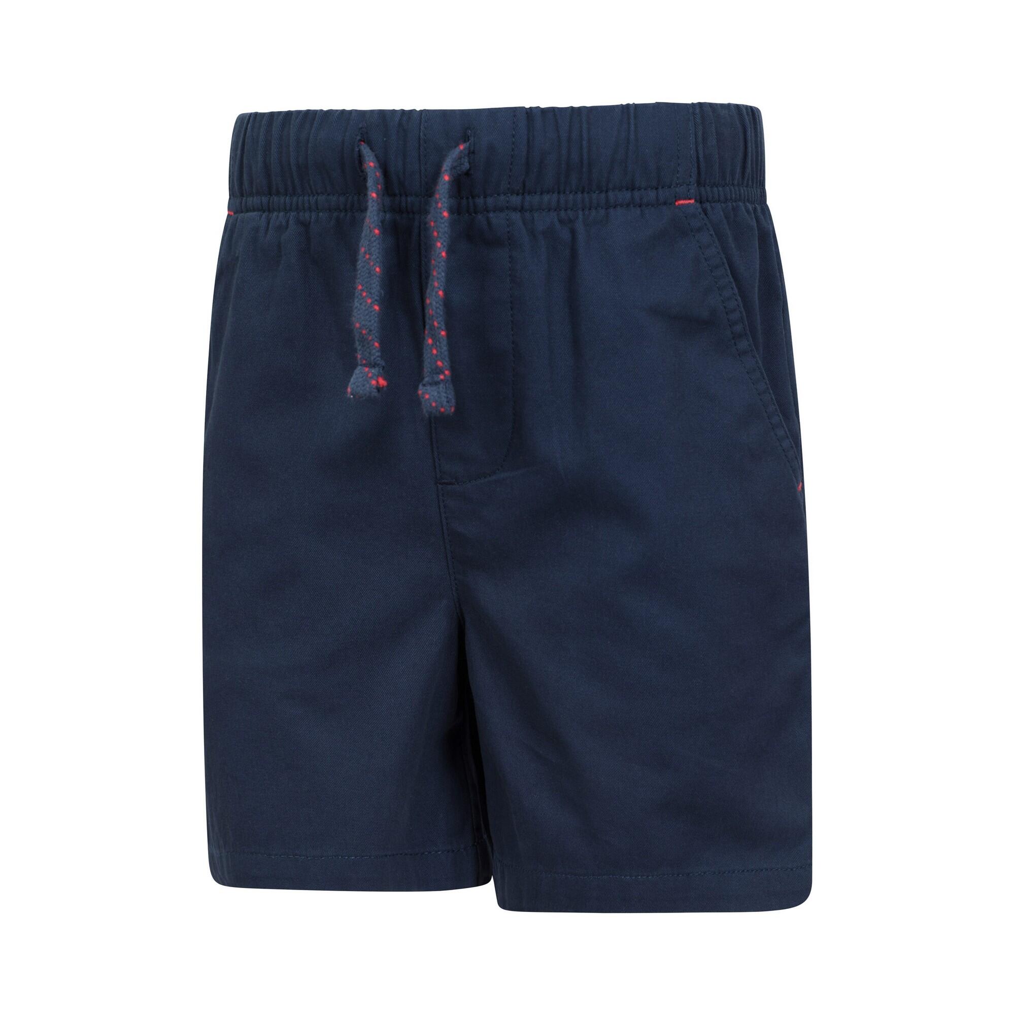 Childrens/Kids Waterfall Shorts (Navy) 4/4