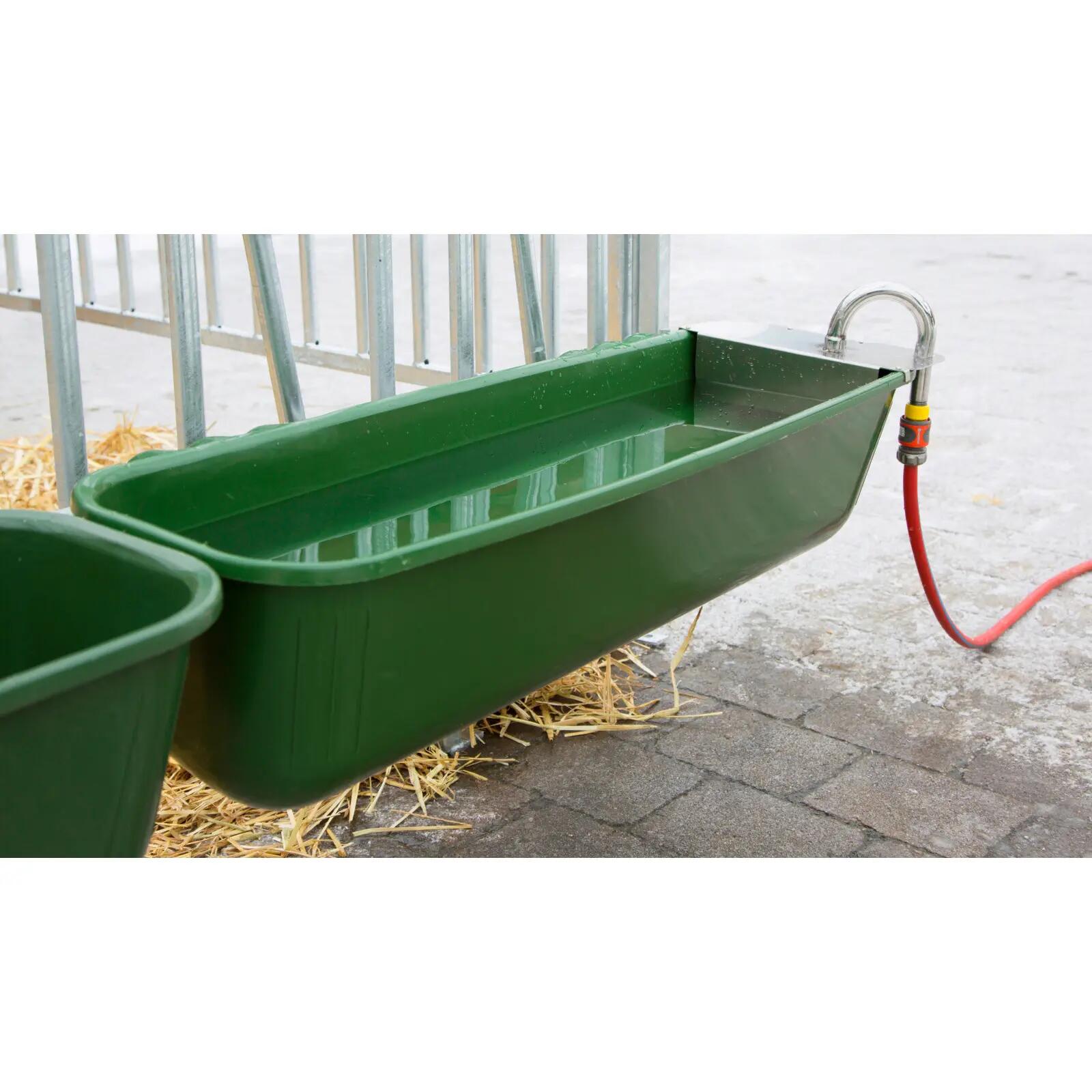 Long drinking trough with float valve Kerbl 4/6