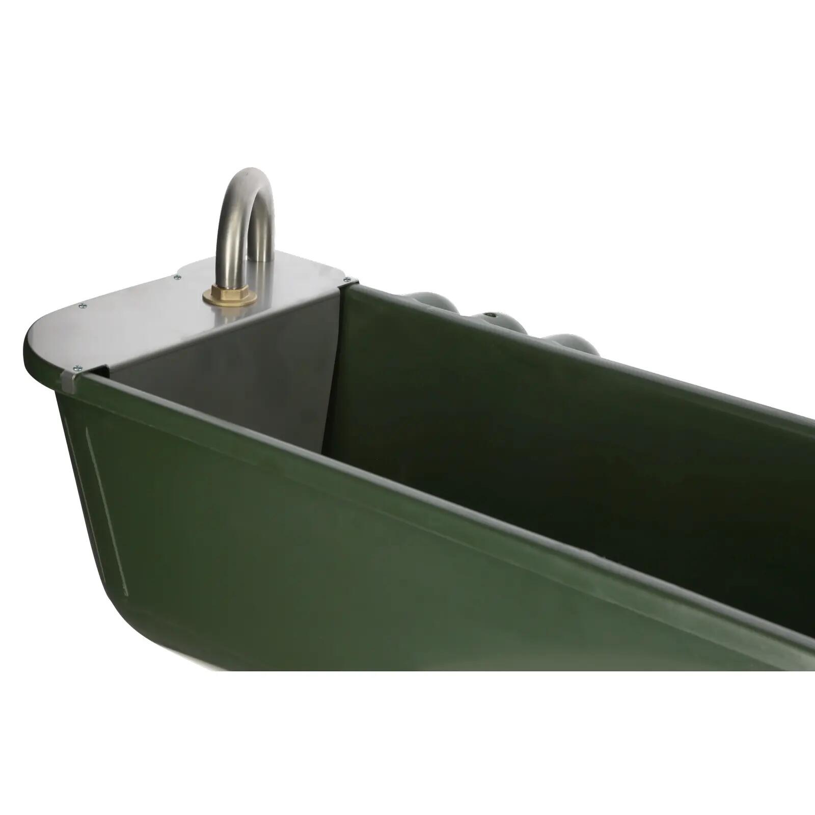 Long drinking trough with float valve Kerbl 6/6