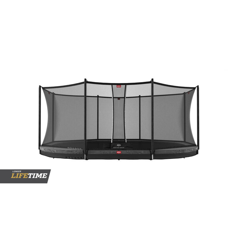 BERG Favorit cama elástica InGround 520cm con red de seguridad Comfort gris