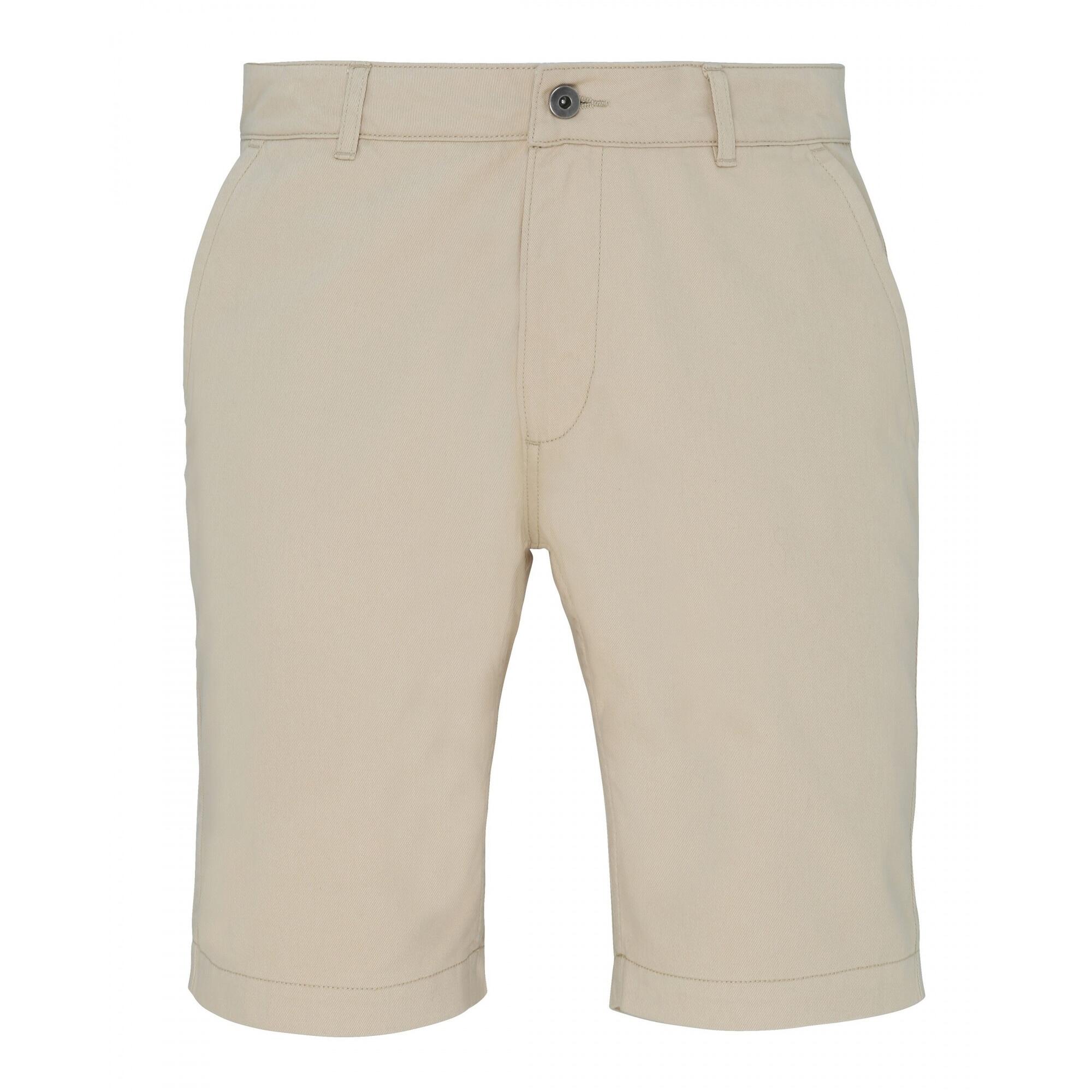 Short Décontracté Style Chino Homme (Blanc Cassé) 2/2
