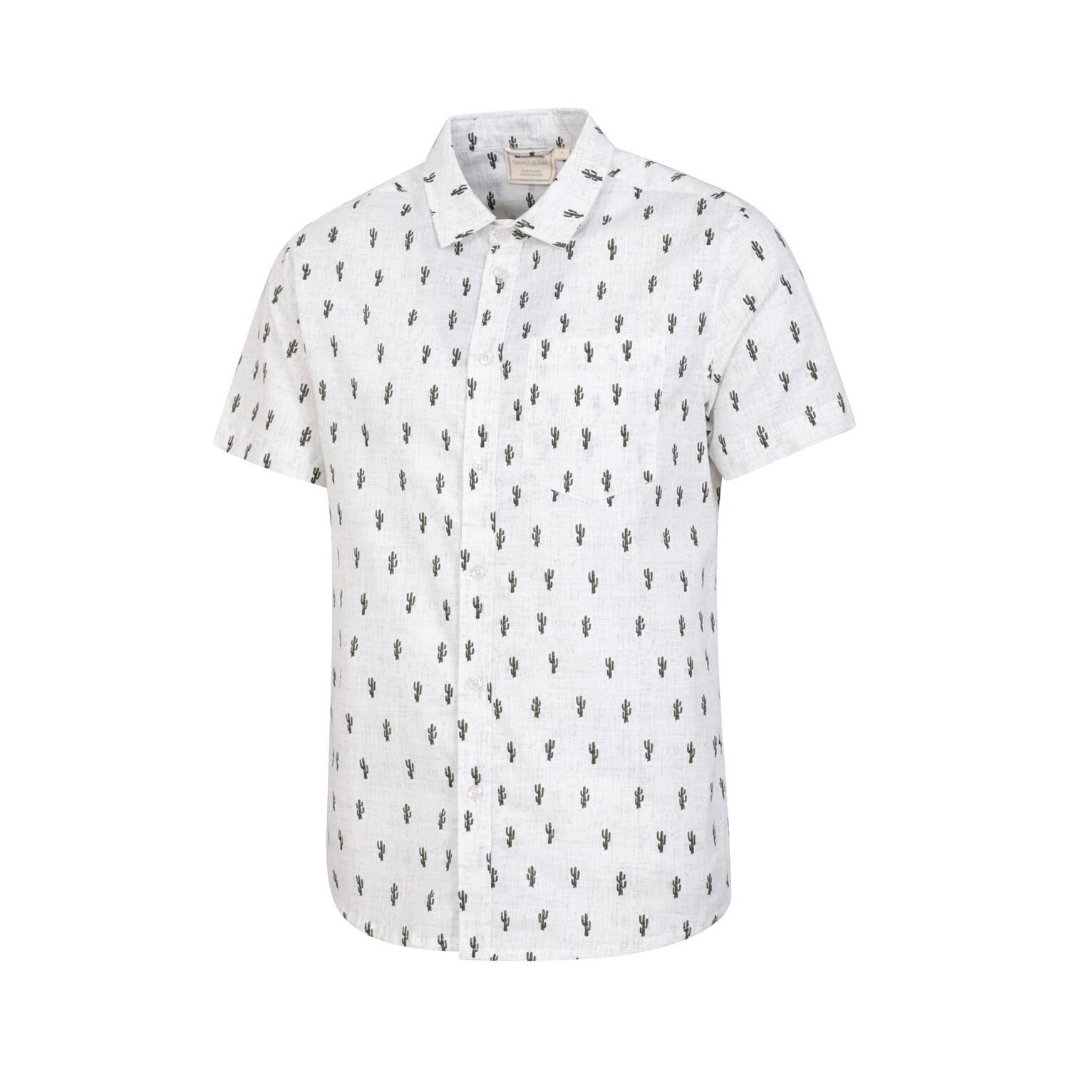 Camicia Illustrazione Uomo Mountain Warehouse Preston Bianco 3/4