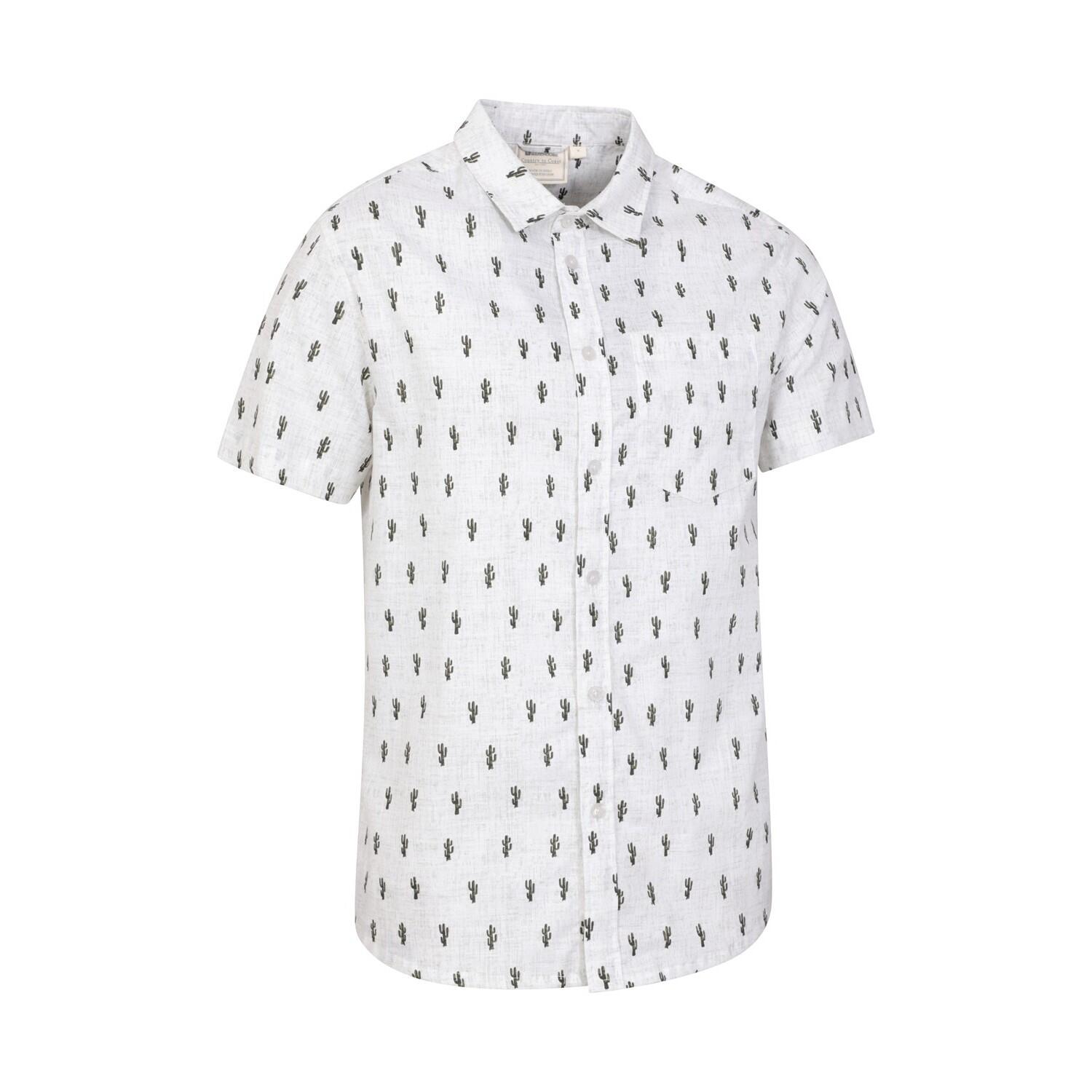 Camicia Illustrazione Uomo Mountain Warehouse Preston Bianco 4/4