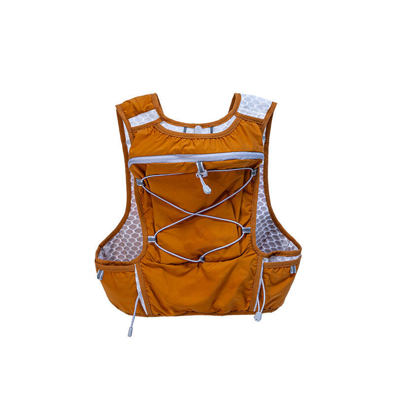 Orange Hydration Backpack for Trail Running