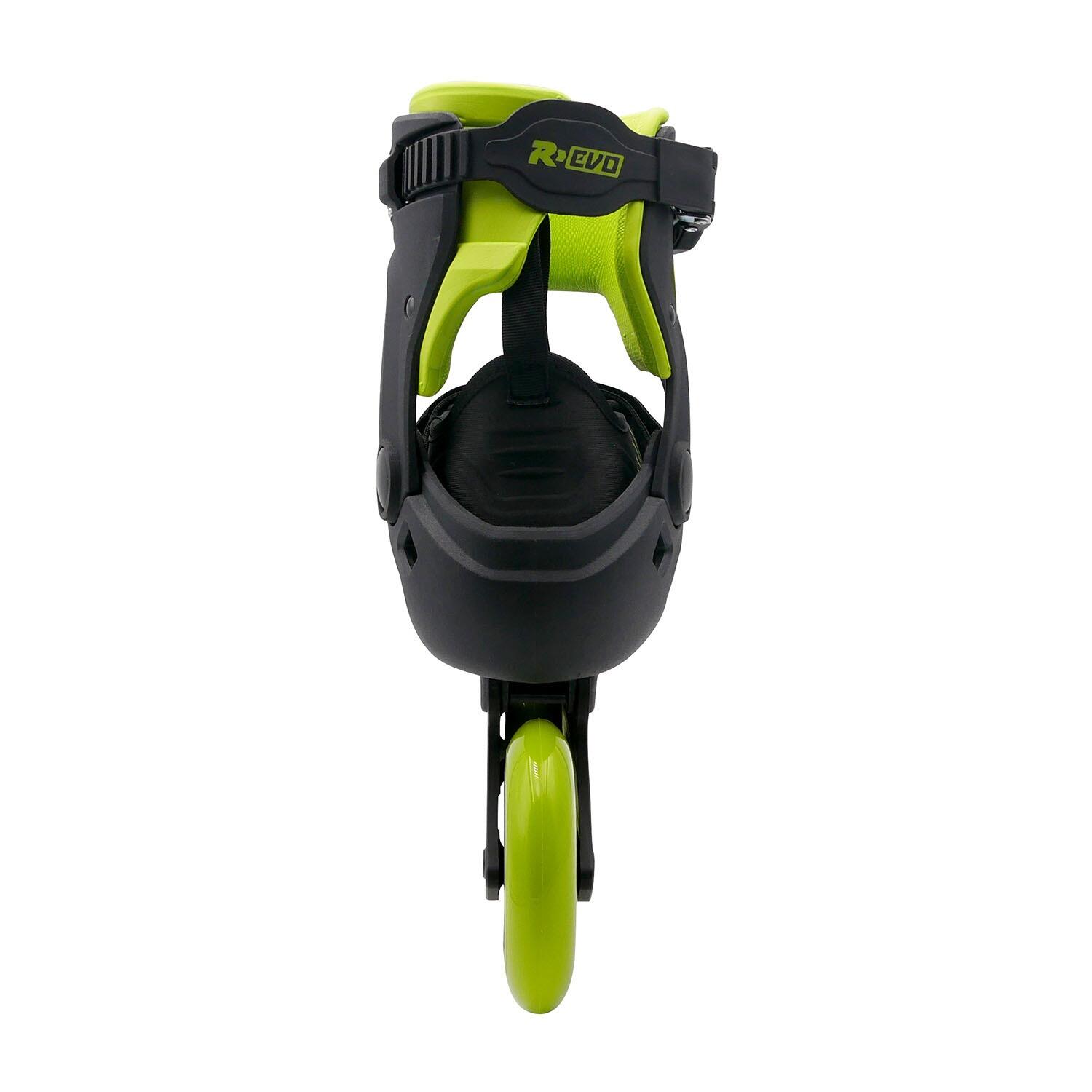 R-Evo 100 - Pattini in linea - Adulti - Nero - Verde 3/7