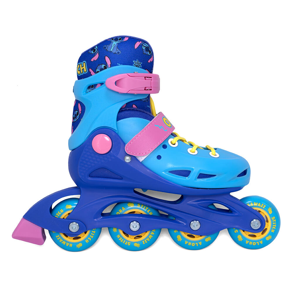 Rolschaatsen met harde schaal Stitch, blauw-paars, maat 34–37 3/7