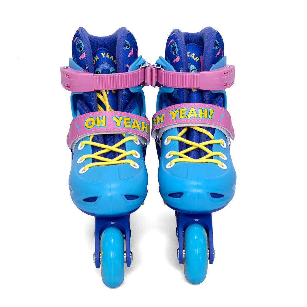 Rolschaatsen met harde schaal Stitch, blauw-paars, maat 34–37 5/7