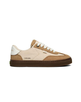 Sneakersy skórzane Cariuma TOCA Nylon Teak Light Cream Suede Latte