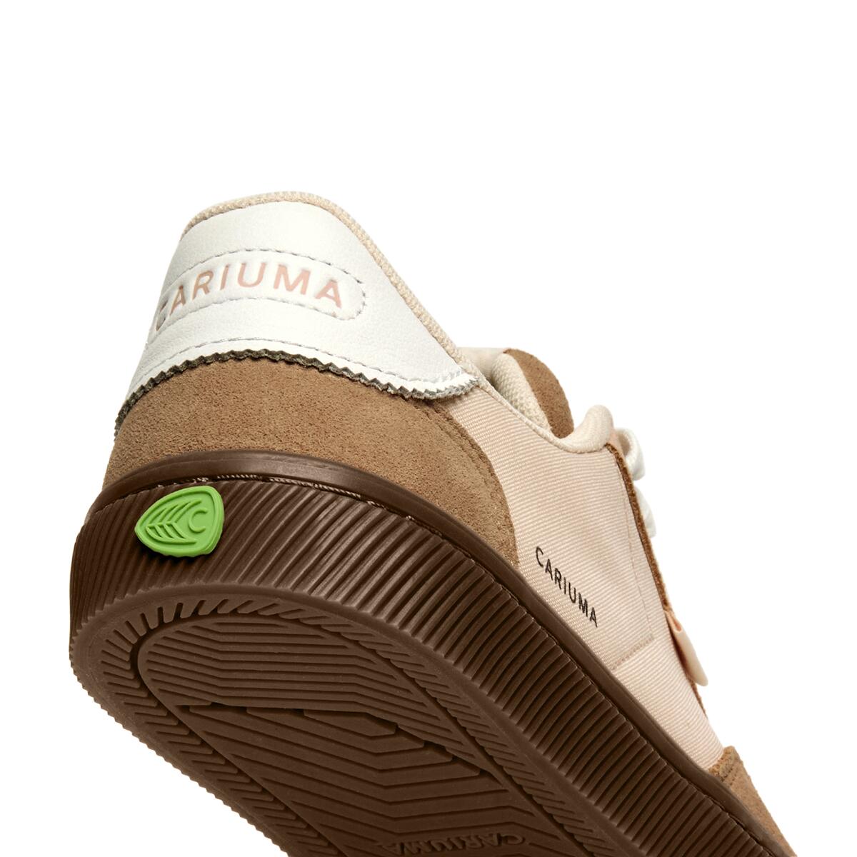 Sneakersy skórzane Cariuma TOCA Nylon Teak Light Cream Suede Latte 4/6