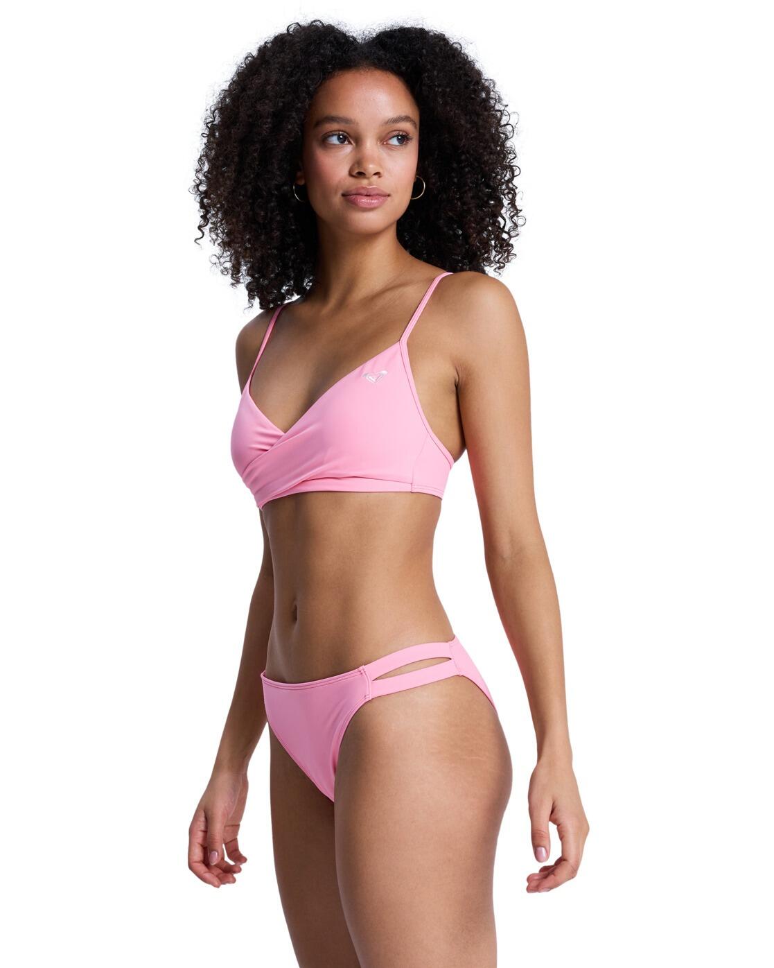 Bas de bikini SOLID ESSENTIALS CLASSIC Rose Femme 3/4