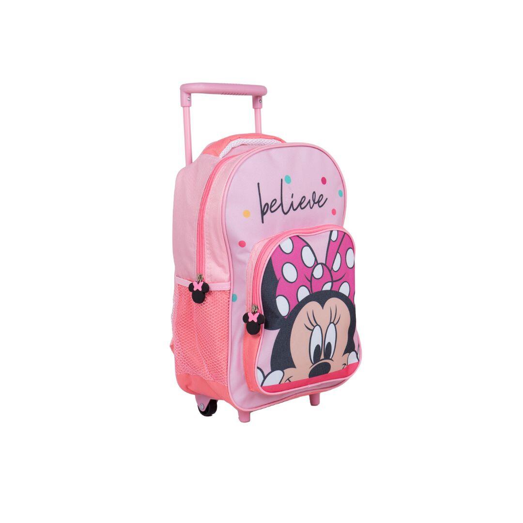 Sac à dos à roulettes Minnie Mouse rose - Sac à dos à roulettes avec la magie de 2/3