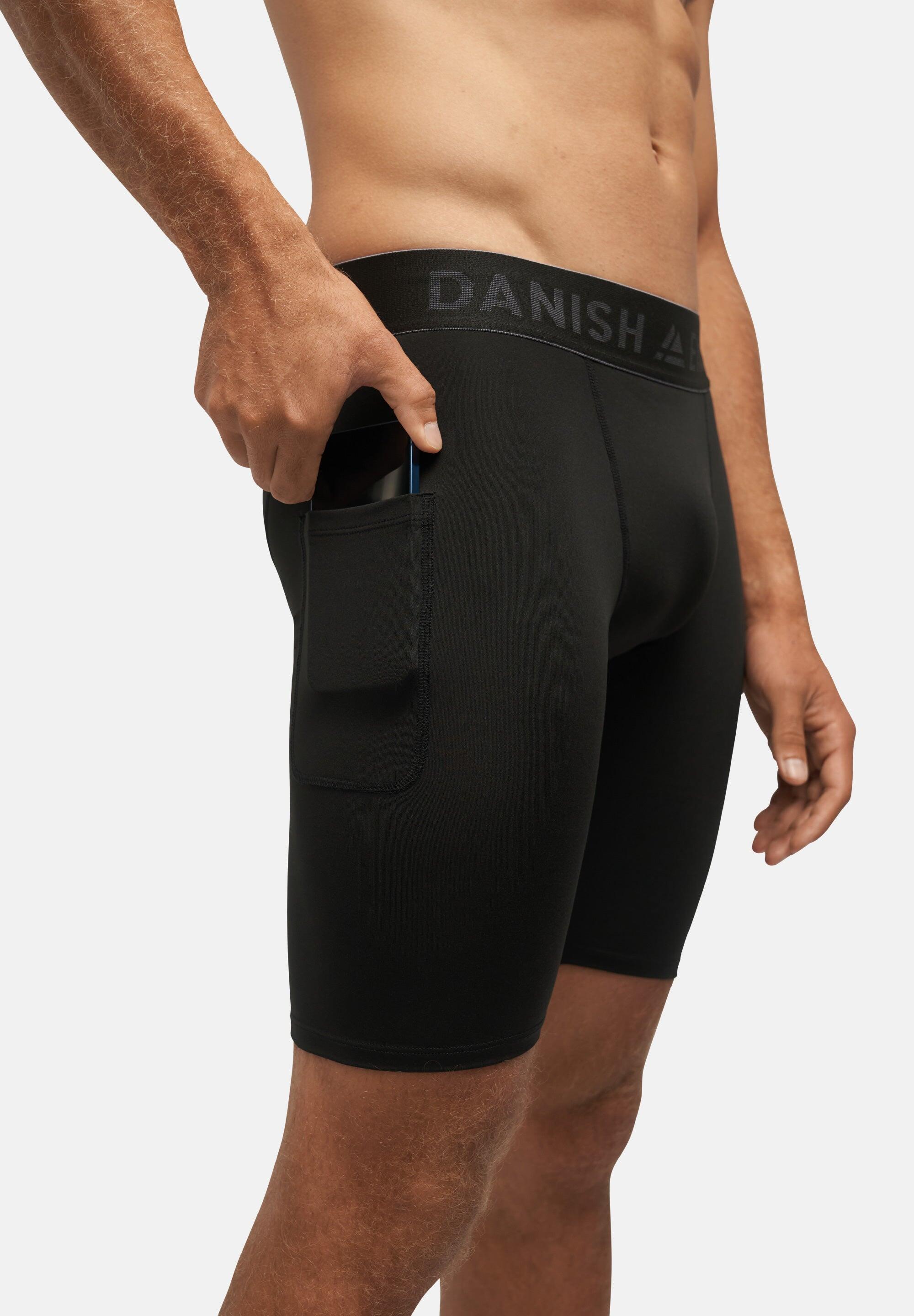 Pantalones cortos de compresión para hombre secado rápido pack 2 4/5