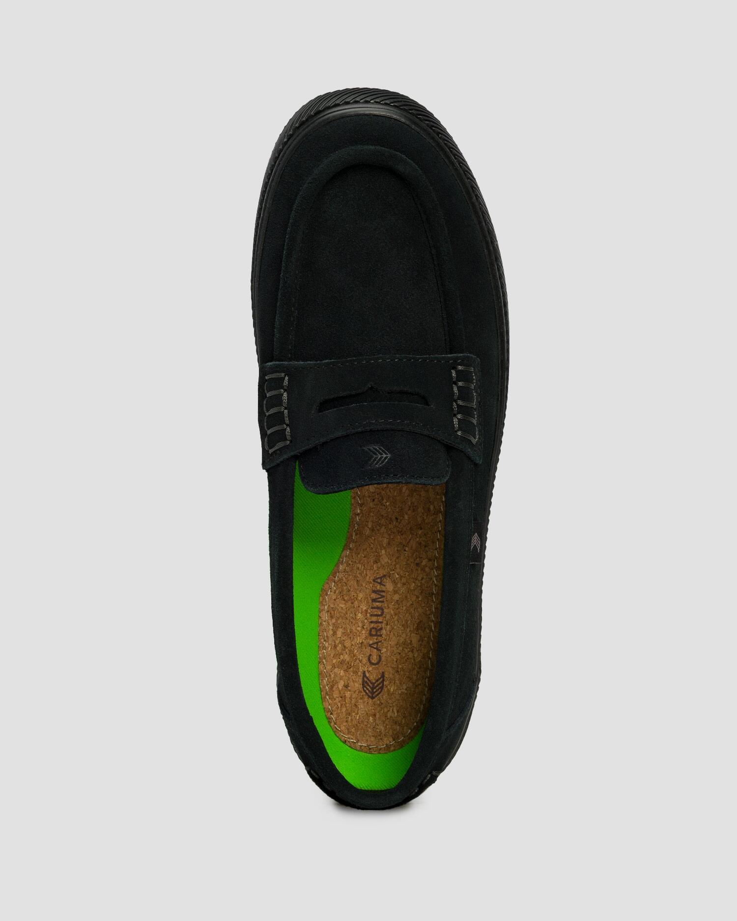Loafersy zamszowe Cariuma Caju Loafer All Black Suede 4/7