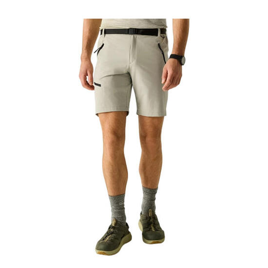 Short Uni À Taille Semiélastiquée Et Ceinture Amovible XERT Homme (Blanc Cassé)
