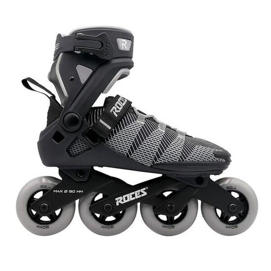 R-Evo 90 - Patines en línea - Adultos - Negro - Azul