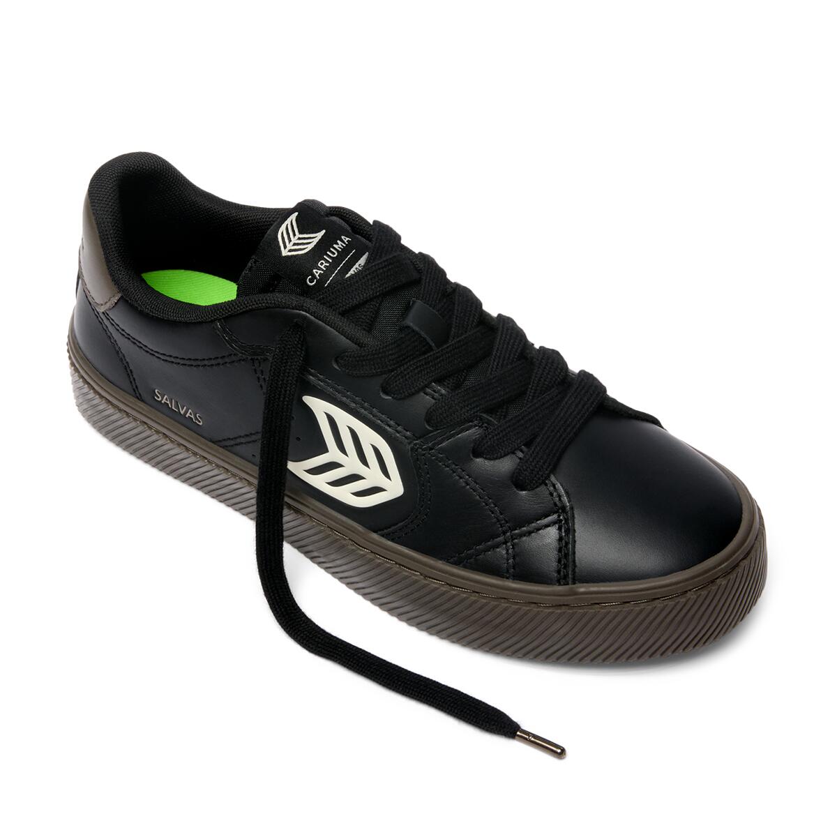 Buty męskie Cariuma SALVAS LEATHER TEAK BLACK IVORY LOGO 2/6
