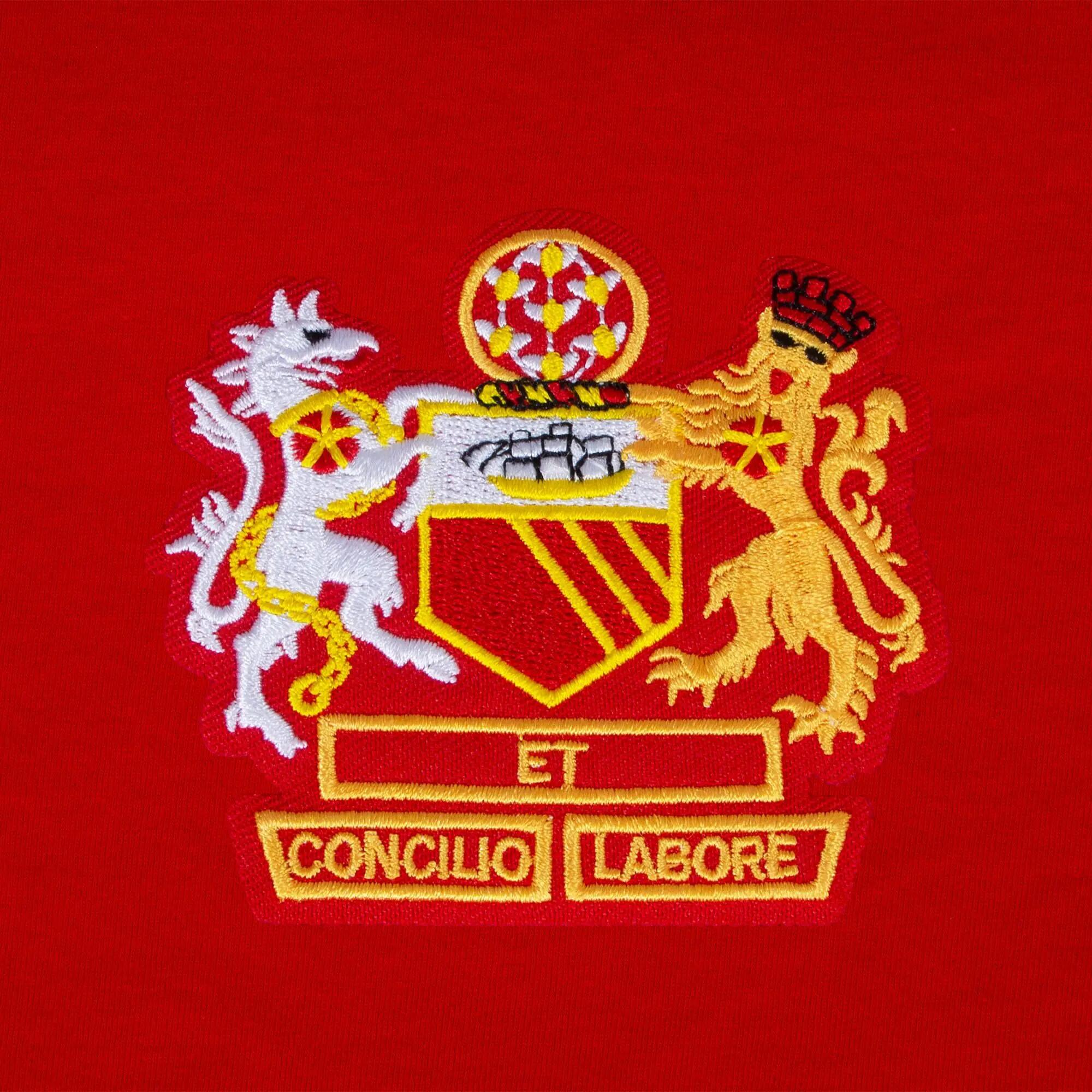Tshirt Motif/style Emblème MANCHESTER Homme (Rouge) 4/6