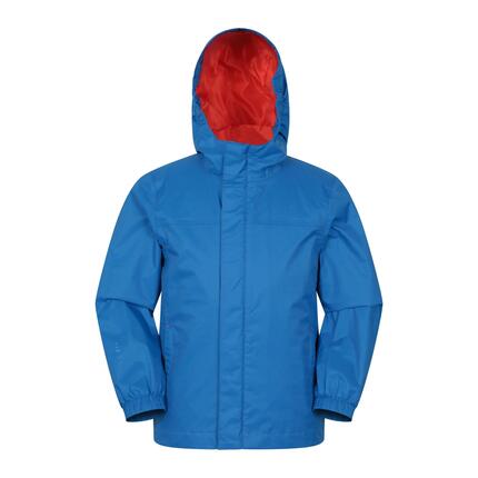 Veste Imperméable À Capuche TORRENT Enfant (Bleu Vif)