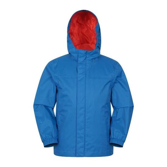 Veste Imperméable À Capuche TORRENT Enfant (Bleu Vif)
