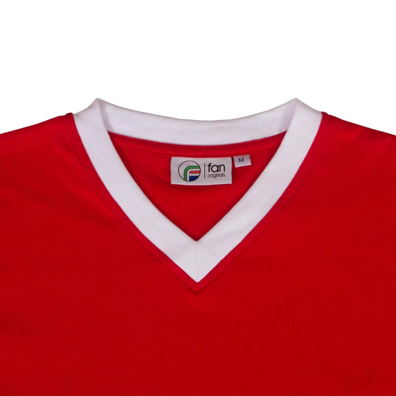 Tshirt Motif/style Emblème MANCHESTER Homme (Rouge) 5/6