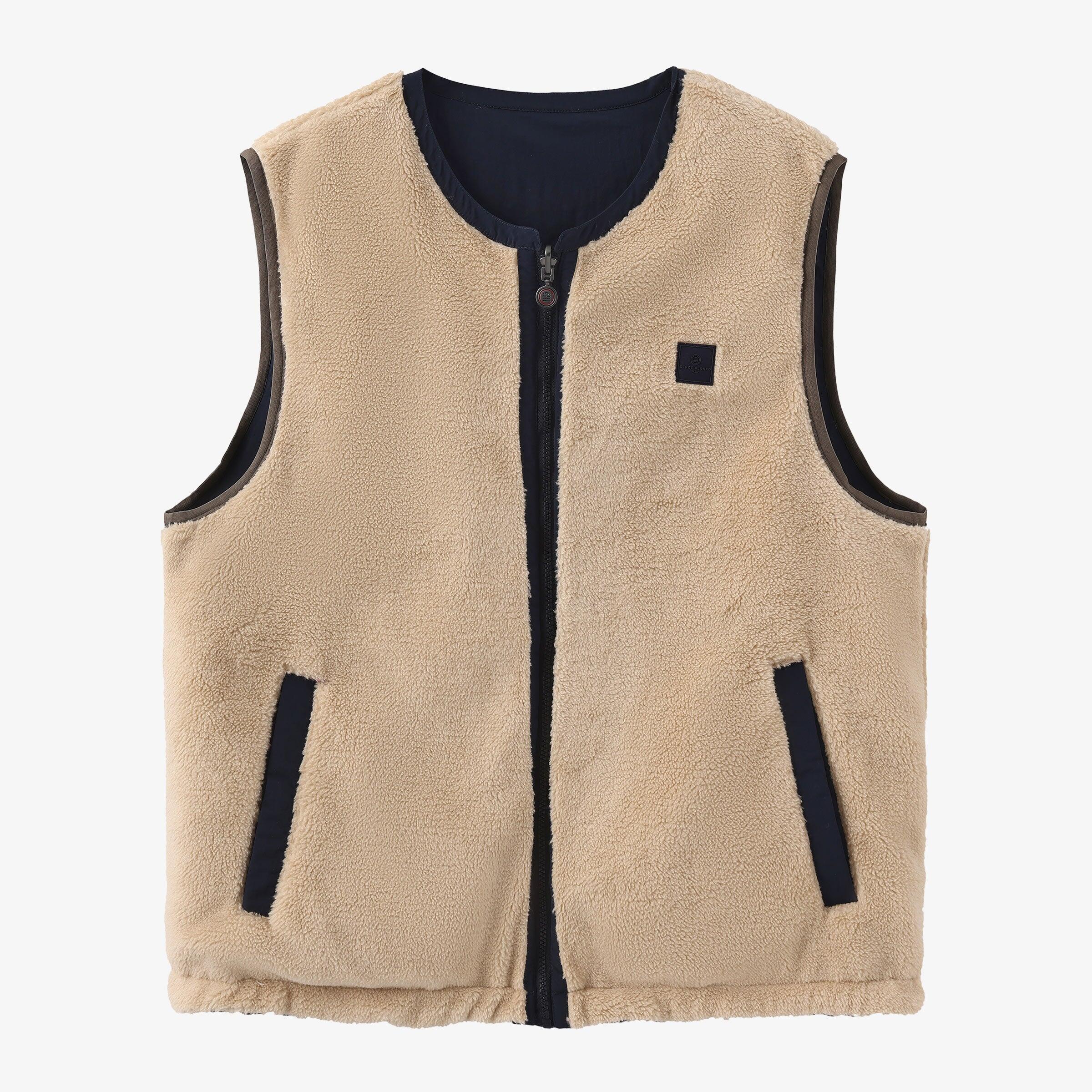 Chaqueta sin mangas reversible Drake azul marino 3/7