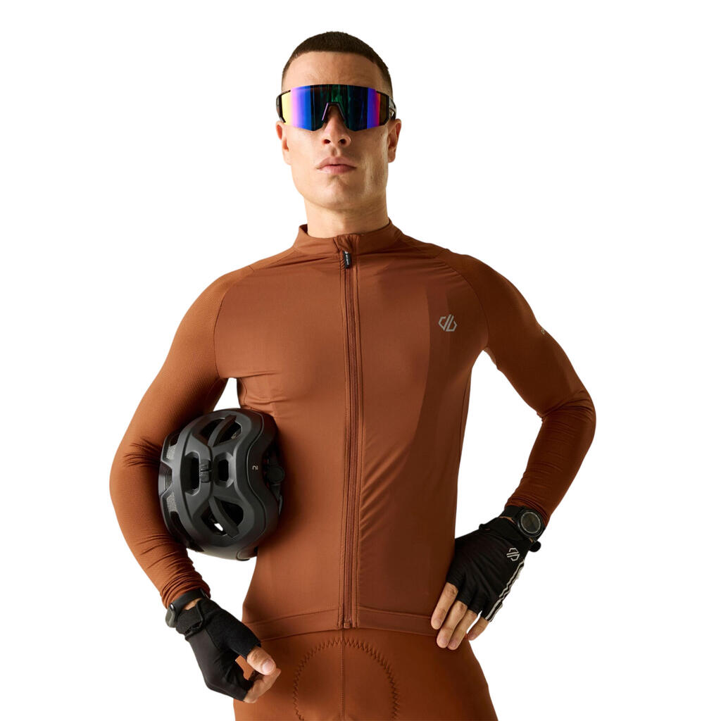 Mens Lightning LongSleeved Cycling Jersey (Arabian Spice)