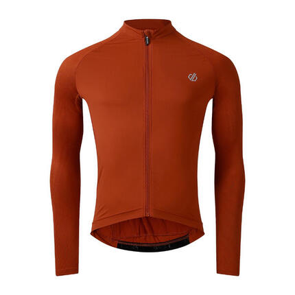 Maillot De Cyclisme Manches Longues LIGHTNING Homme (Jaune Fluo)