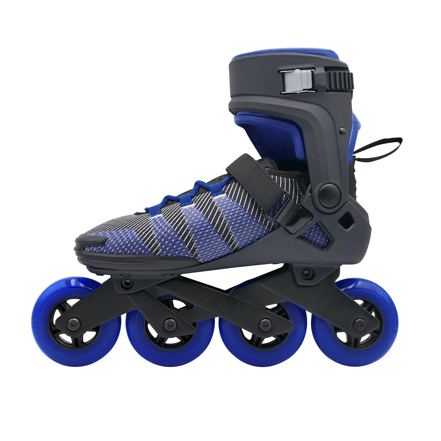 R-Evo 90 - Patins en ligne - Adultes - Noir - Bleu 4/7