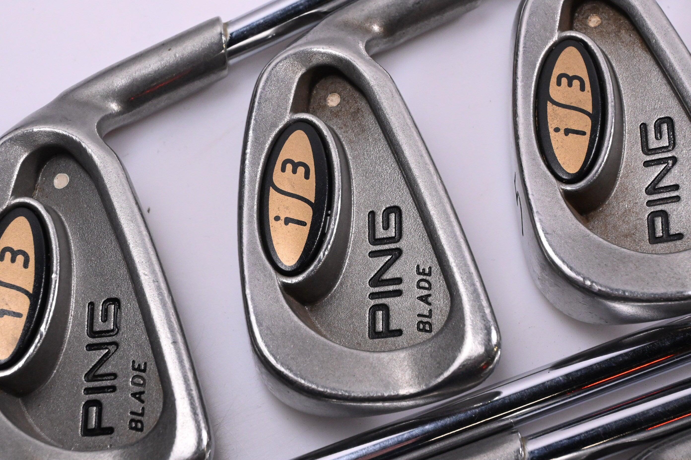 Ping i3 Irons / 3-PW+SW / White Dot / Stiff Flex Ping JZ Shafts