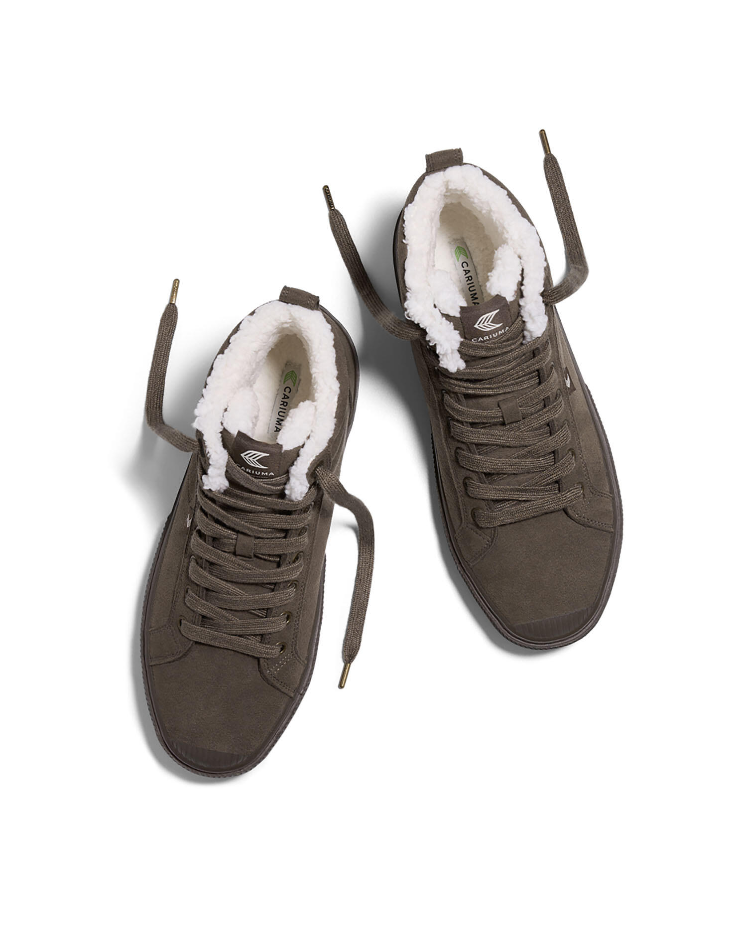 Buty Cariuma OCA THERMA HIGH SUEDE ALL TEAK 3/4