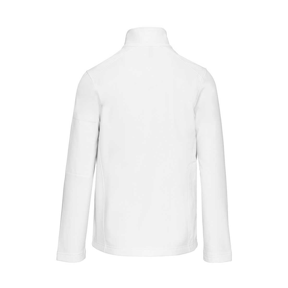 Mens Soft Shell Jacket (White) 2/2